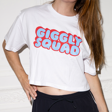 Bubble Logo Crop Tee - T-Shirt