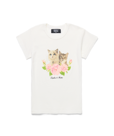 Kitty Baby Tee Ecru