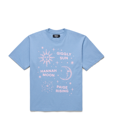 Full Chart Tee Sky Blue