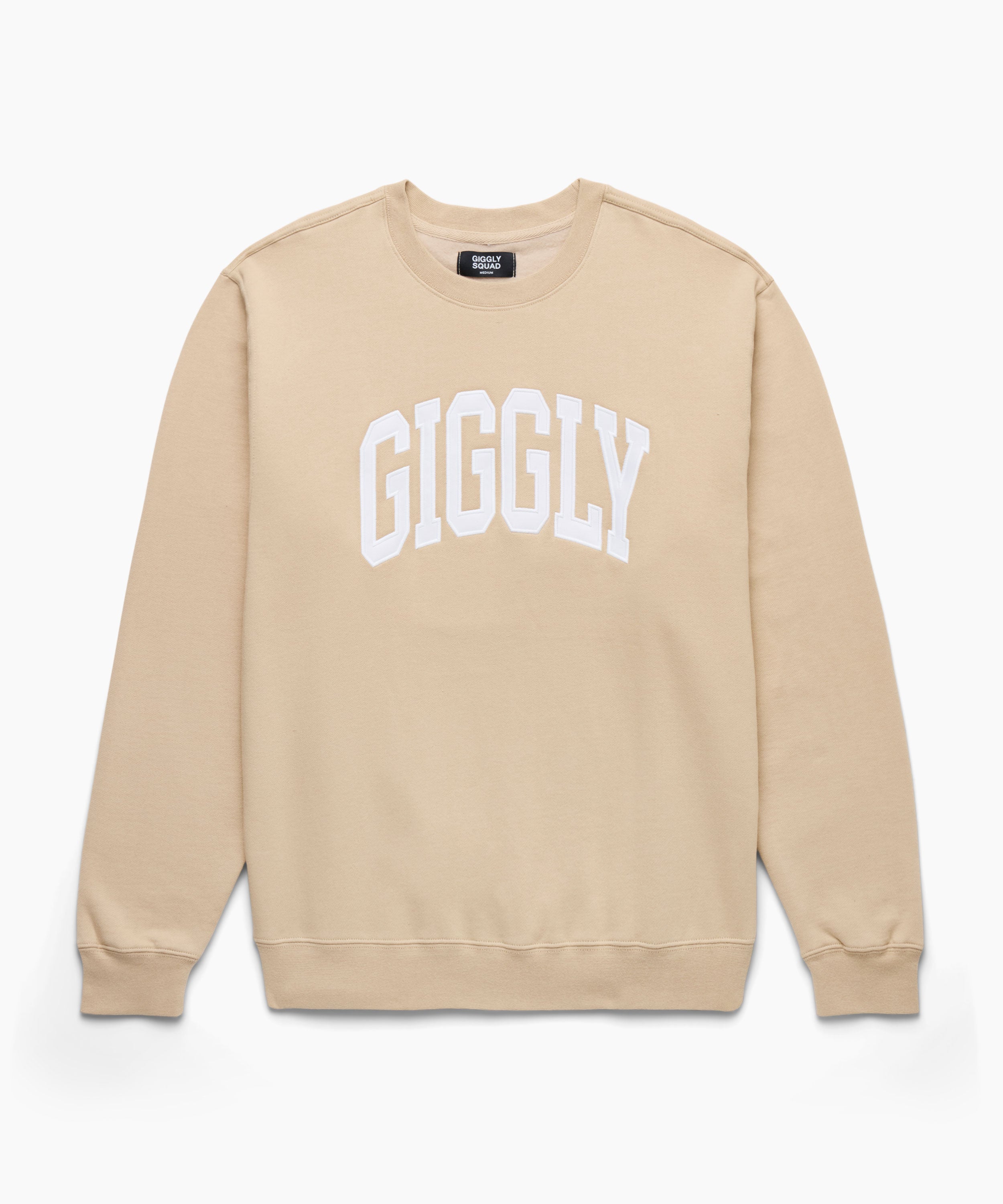 College Crewneck Camel