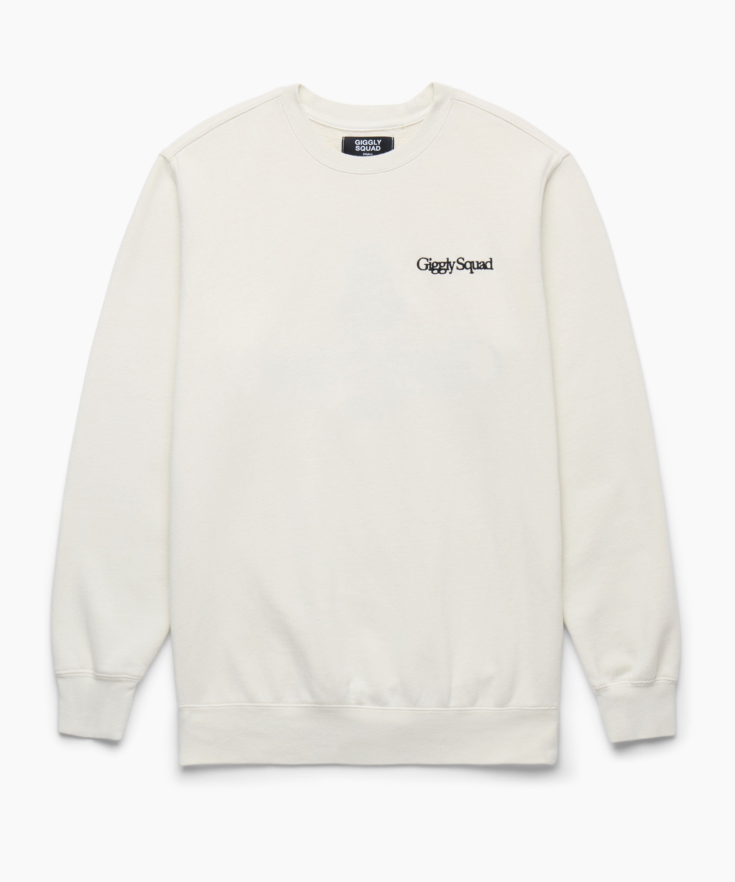 Serif Crewneck Ecru