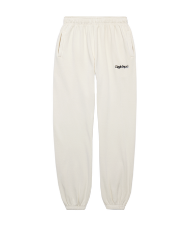 Serif Sweatpants Ecru