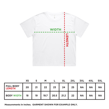 Bubble Logo Crop Tee - T-Shirt