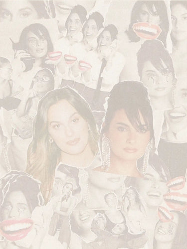 Collage of women’s faces with various expressions.