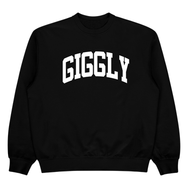 Collegiate Crewneck (Black) - T-Shirt