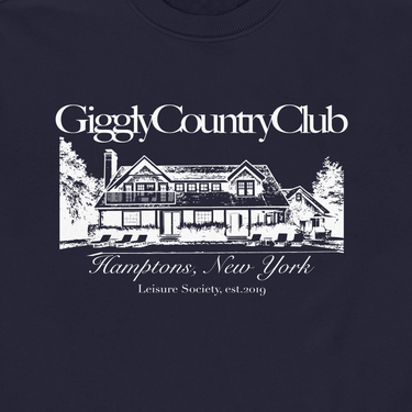 Giggly Country Club Crewneck - Crewneck Sweatshirt