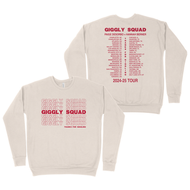 Thank You For Giggling Crewneck (2024-2025 Version) - Crewneck Sweatshirt