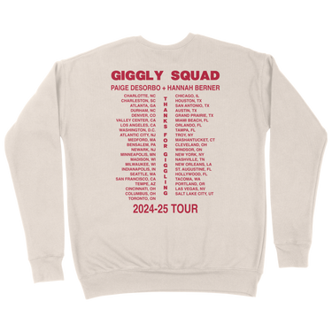 Thank You For Giggling Crewneck (2024-2025 Version) - Crewneck Sweatshirt