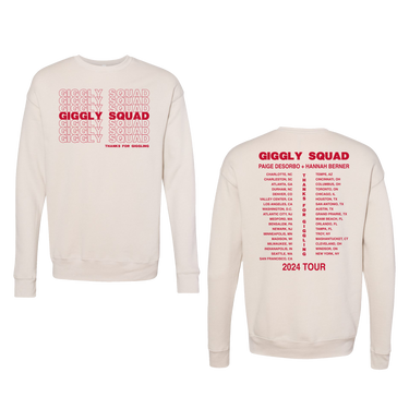 Thank You For Giggling Crewneck (2024 Version) - Crewneck Sweatshirt