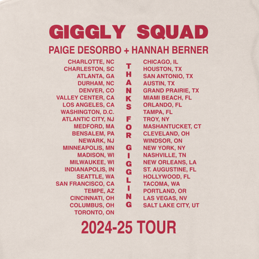 Thank You For Giggling T-shirt (2024 - 2025 Version) - T-Shirt